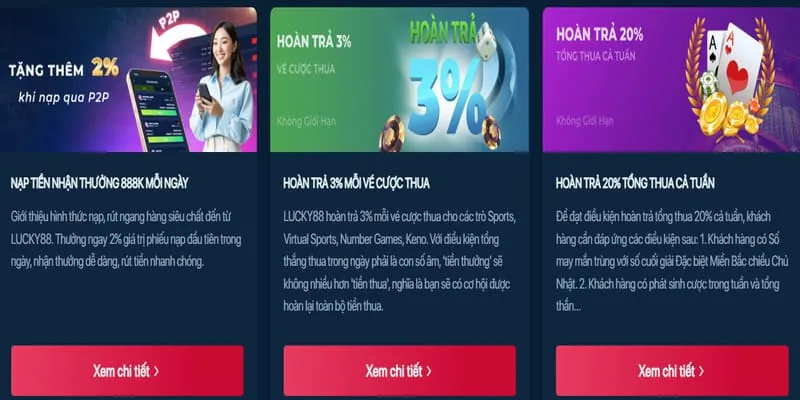 Các sự kiện đặc biệt